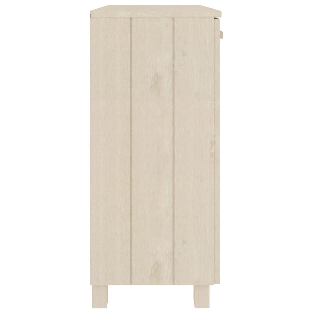 Credenza HAMAR ambra 85x35x80 cm in Legno Massello di Pino