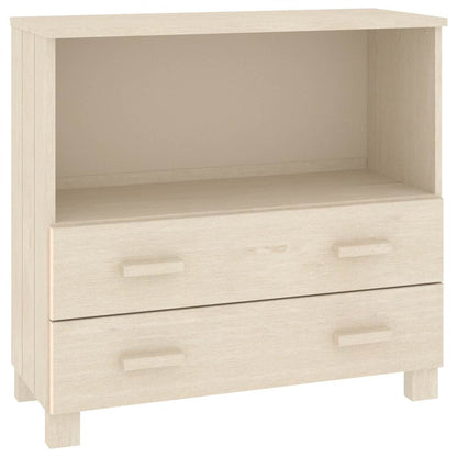 Credenza HAMAR ambra 85x35x80 cm in Legno Massello di Pino