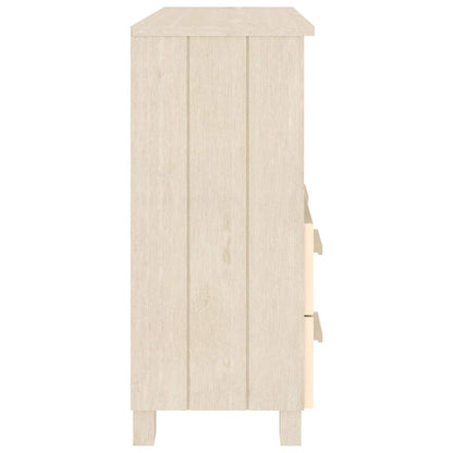 Credenza HAMAR ambra 85x35x80 cm in Legno Massello di Pino