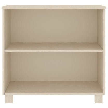 Credenza HAMAR ambra 85x35x80 cm in Legno Massello di Pino - homemem39