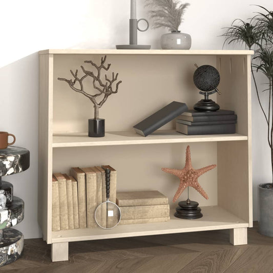 Credenza HAMAR ambra 85x35x80 cm in Legno Massello di Pino - homemem39