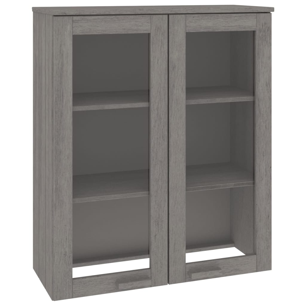 Scaffale per Credenza Grigio Chiaro 85x35x100 cm Legno di Pino - homemem39