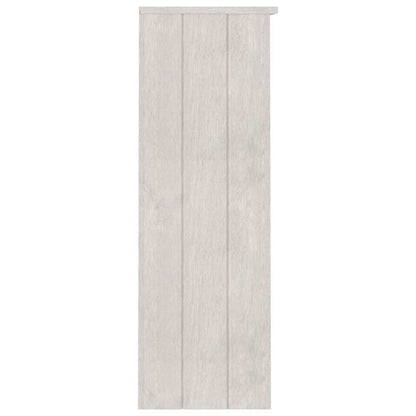 Piano Credenza HAMAR Bianco 85x35x100 cm Legno Massello di Pino - homemem39