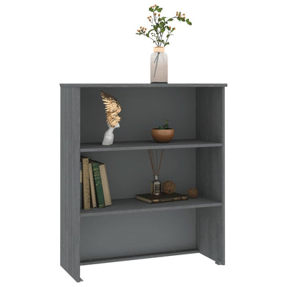 Piano Credenza HAMAR Grigio Scuro 85x35x100 cm Legno di Pino - homemem39