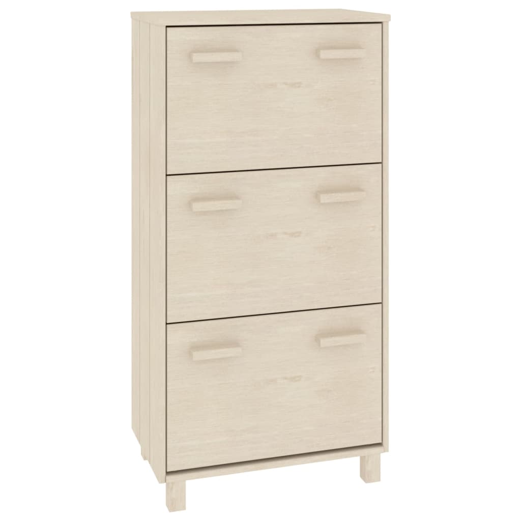 Scarpiera HAMAR ambra 59,5x35x117 cm in Legno Massello di Pino - homemem39
