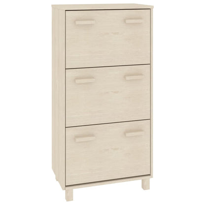 Scarpiera HAMAR ambra 59,5x35x117 cm in Legno Massello di Pino - homemem39
