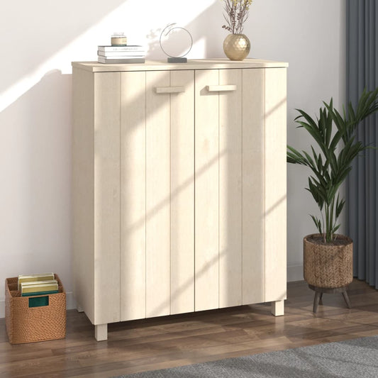 Scarpiera HAMAR ambra 85x40x108 cm in Legno Massello di Pino - homemem39