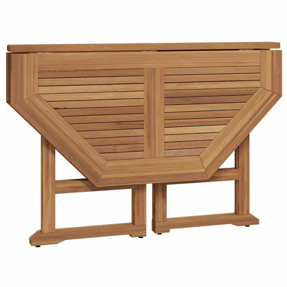 Set da Pranzo Pieghevole per Esterni 5pz Legno Massello di Teak | homemem39