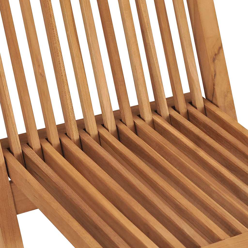 Set da Pranzo Pieghevole per Esterni 5pz Legno Massello di Teak | homemem39