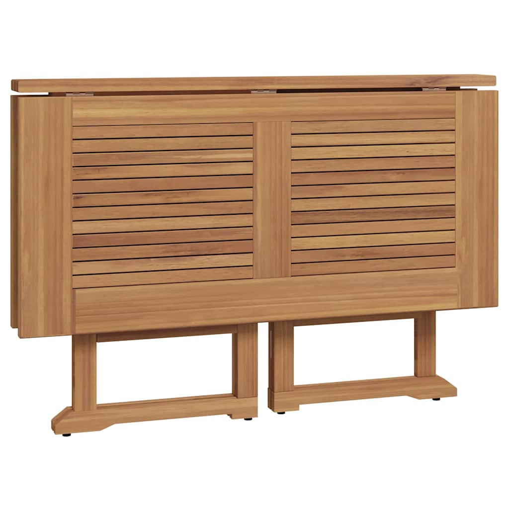 Set da Pranzo Pieghevole per Esterni 5pz Legno Massello di Teak | homemem39