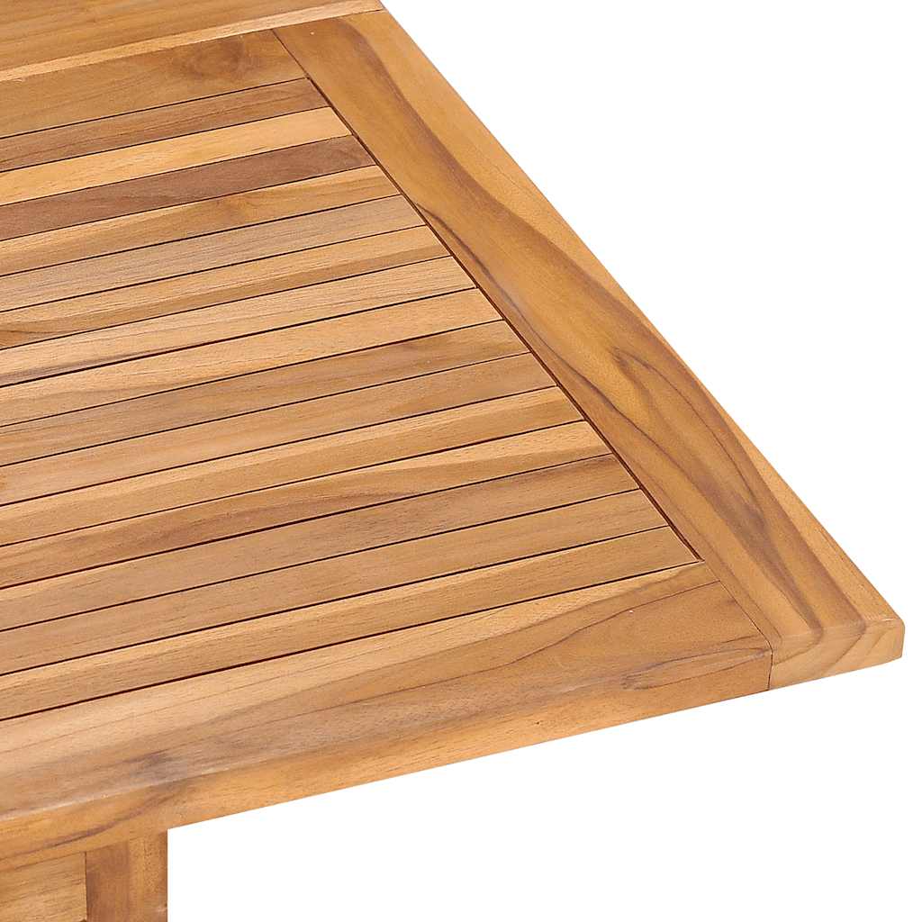 Set da Pranzo Pieghevole per Esterni 5pz Legno Massello di Teak | homemem39