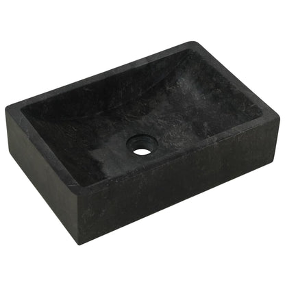 Mobile Vanità Bagno e Lavandini Marmo Nero Legno Massello Teak | homemem39