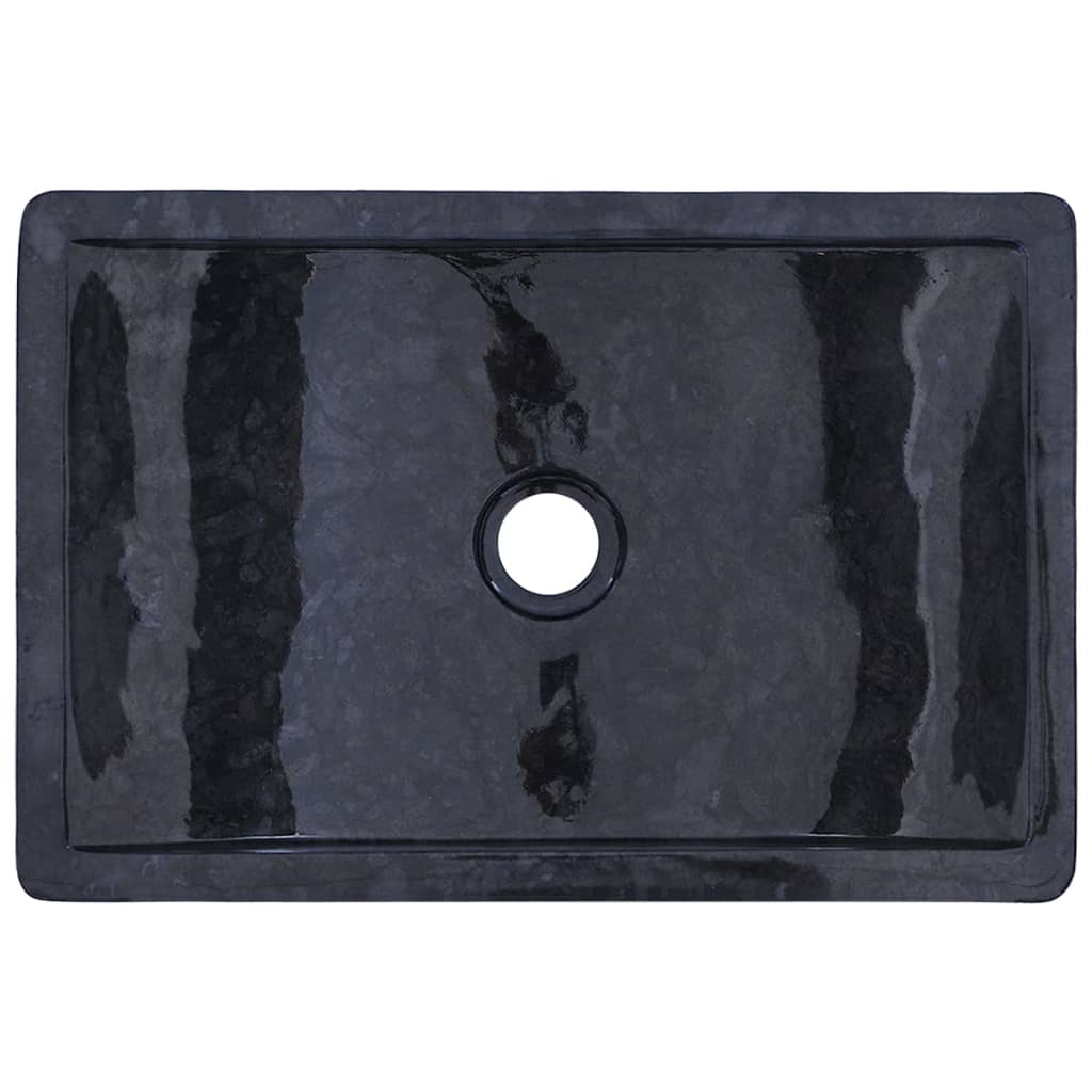Mobile Vanità Bagno e Lavandini Marmo Nero Legno Massello Teak | homemem39