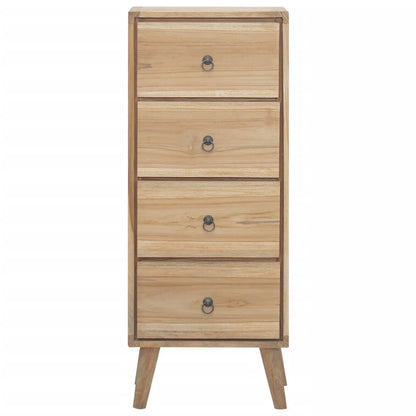 Cassettiera 40x30x100 cm in Legno Massello di Teak