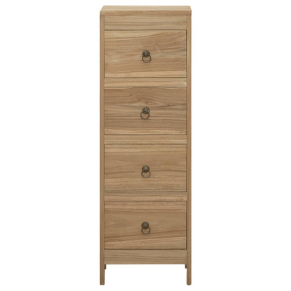 Cassettiera 30x30x90 cm in Legno Massello di Teak