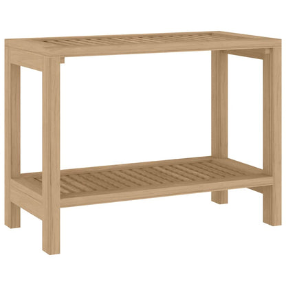 Tavolino da Bagno 60x30x45 cm in Legno Massello di Teak - homemem39