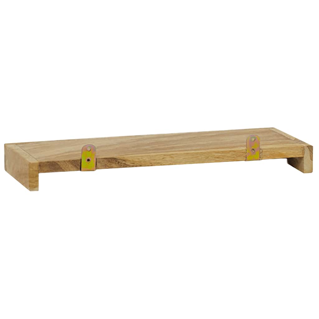 Mensole da Parete 2 pz 40x15x4 cm in Legno Massello di Teak | homemem39