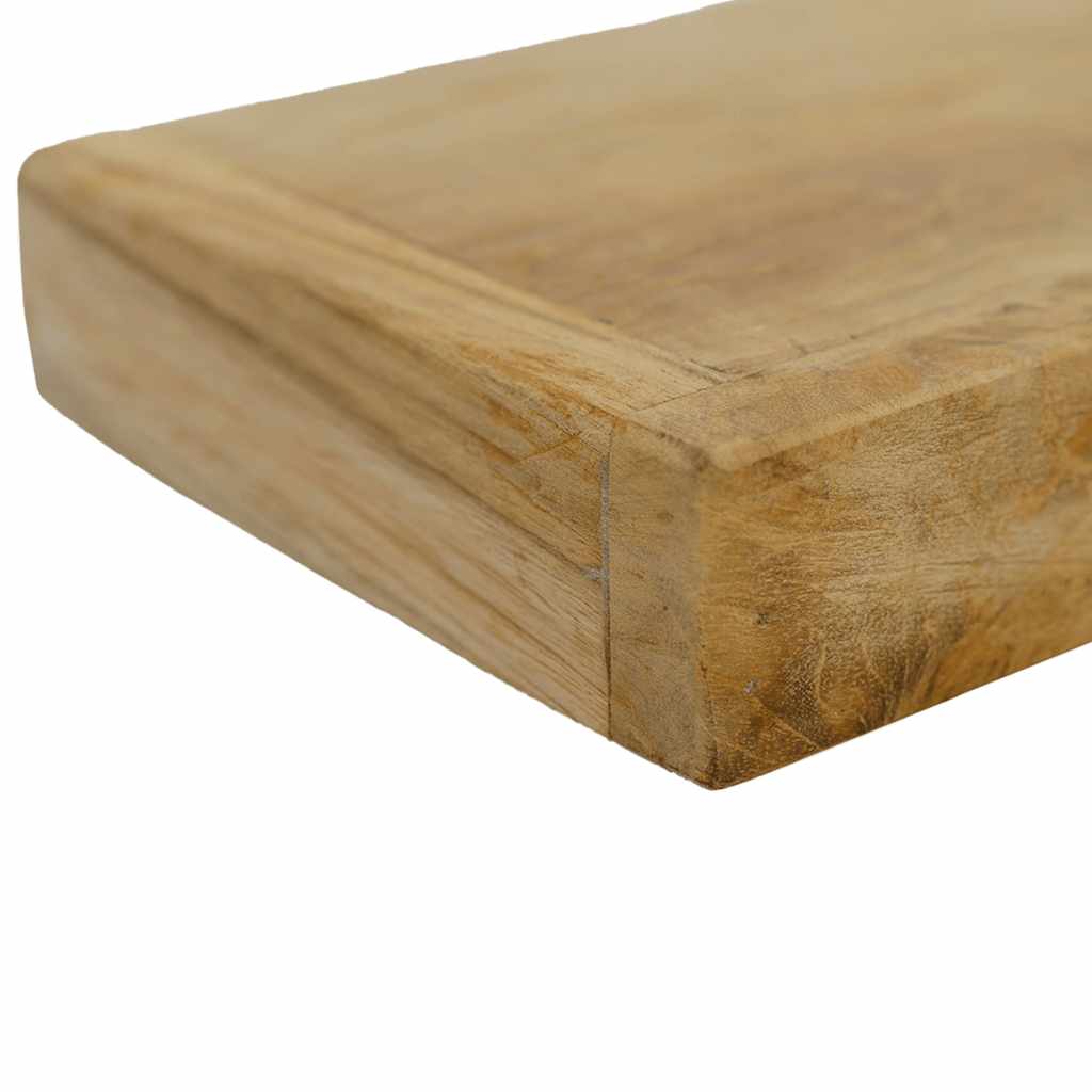 Mensole da Parete 2 pz 110x15x4 cm in Legno Massello di Teak | homemem39
