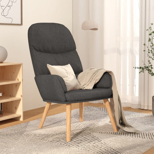 Poltrona Relax Grigio Scuro in Tessuto | homemem39