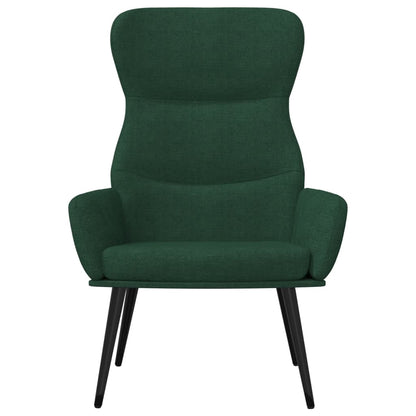 Sedia Relax Verde Scuro in Tessuto | homemem39