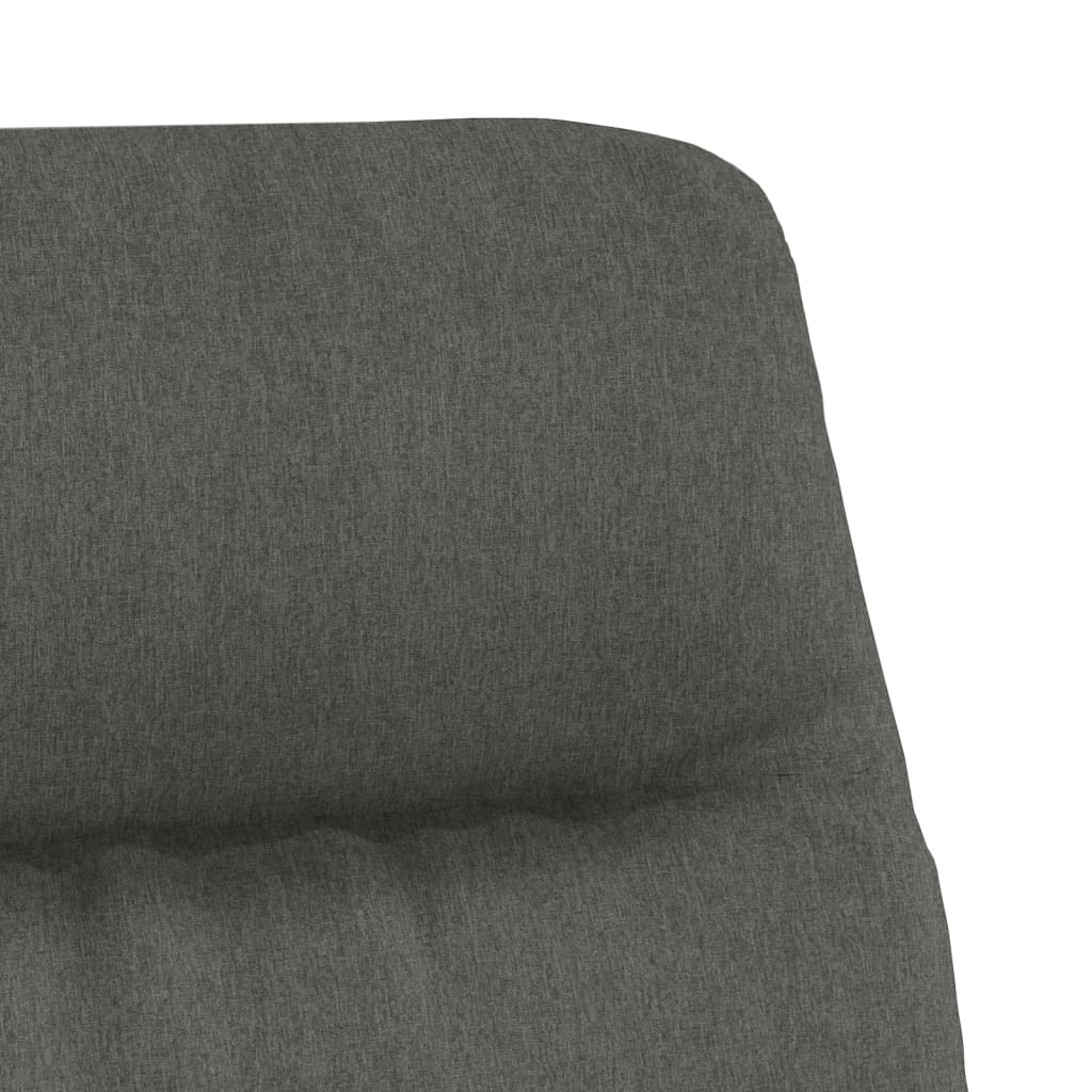 Sedia Relax Grigio Scuro in Tessuto | homemem39