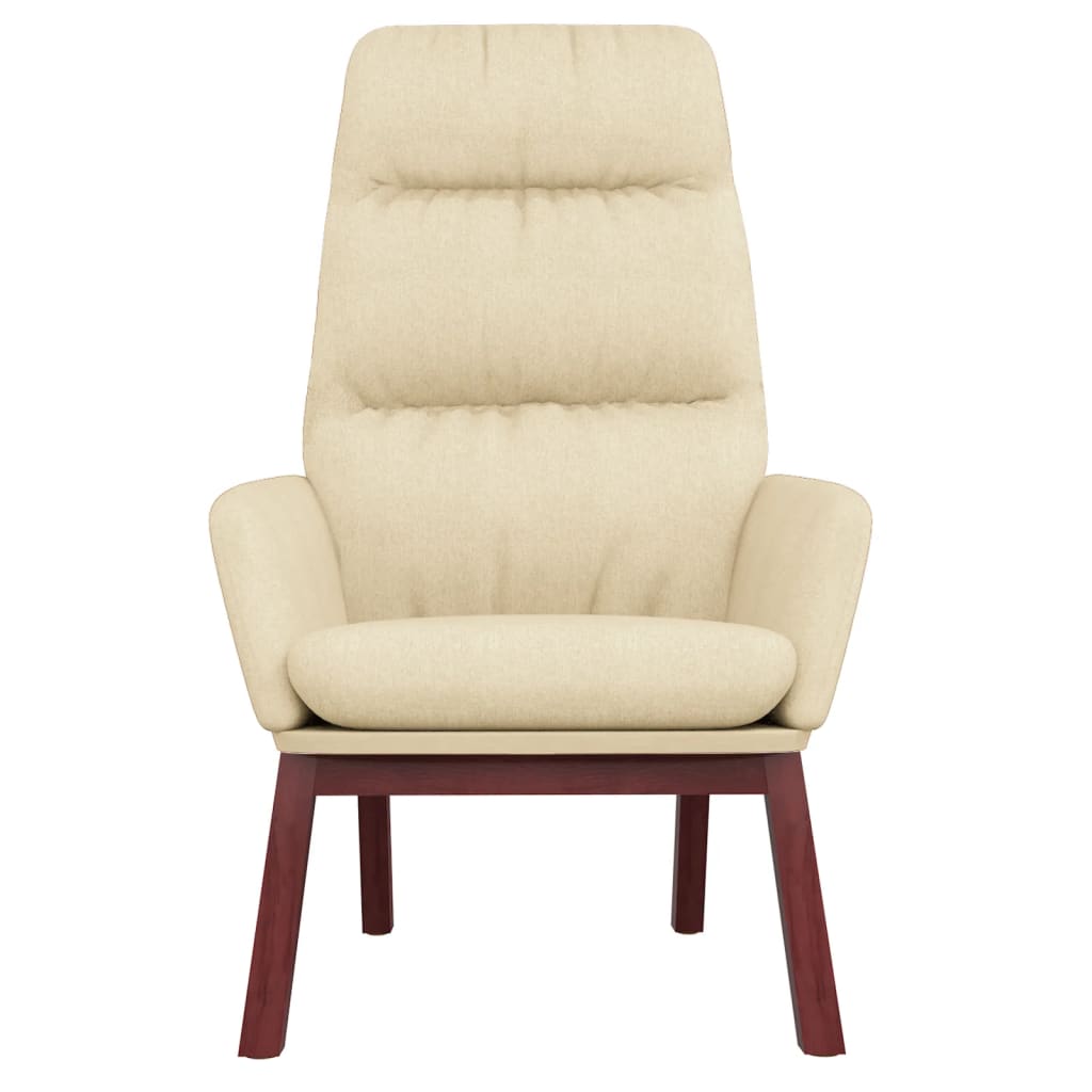 Sedia Relax Crema in Tessuto - homemem39