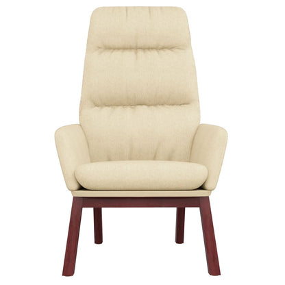Sedia Relax Crema in Tessuto - homemem39