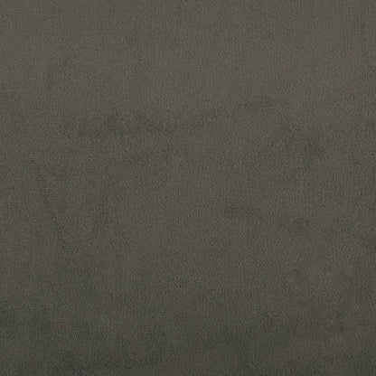 Sedia Relax Grigio Scuro in Velluto - homemem39