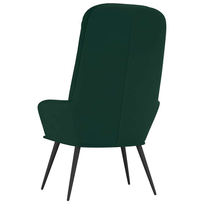 Sedia Relax Verde Scuro in Velluto | homemem39