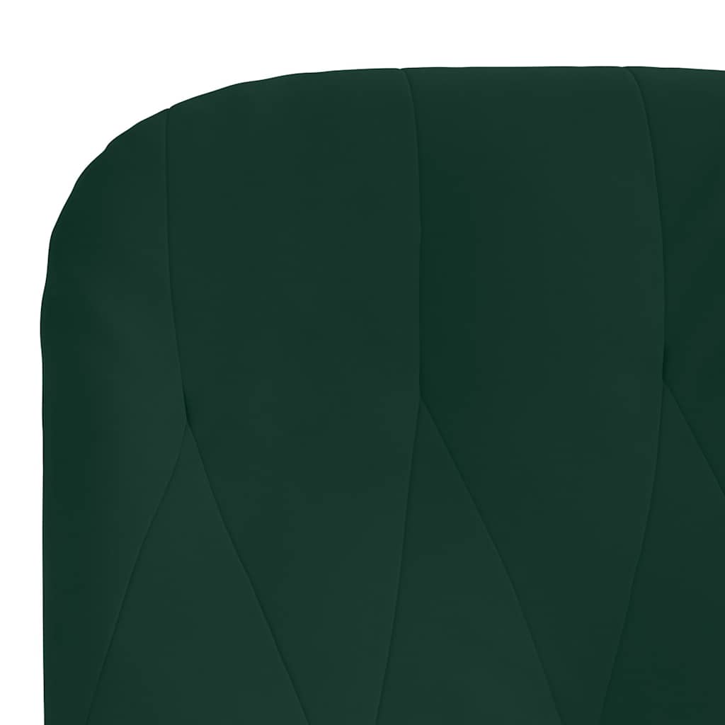 Sedia Relax Verde Scuro in Velluto | homemem39
