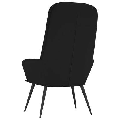 Sedia Relax Nero in Velluto | homemem39