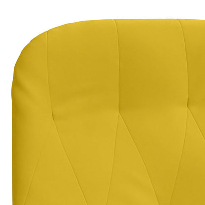 Sedia Relax Giallo Senape in Velluto | homemem39