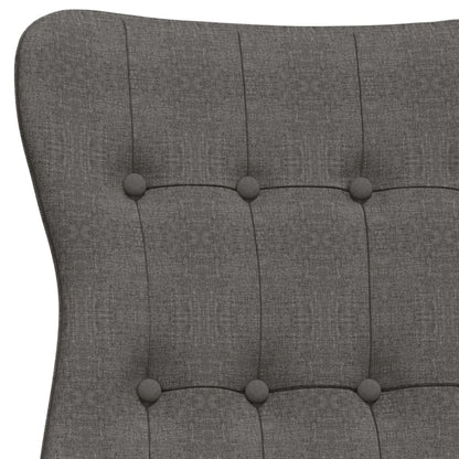 Sedia Relax Grigio Scuro in Tessuto | homemem39