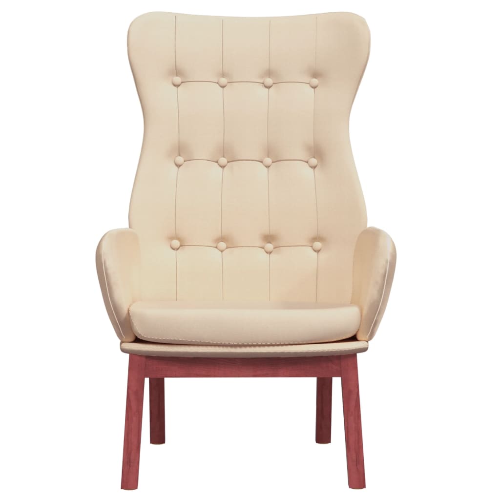 Sedia Relax Crema in Tessuto | homemem39