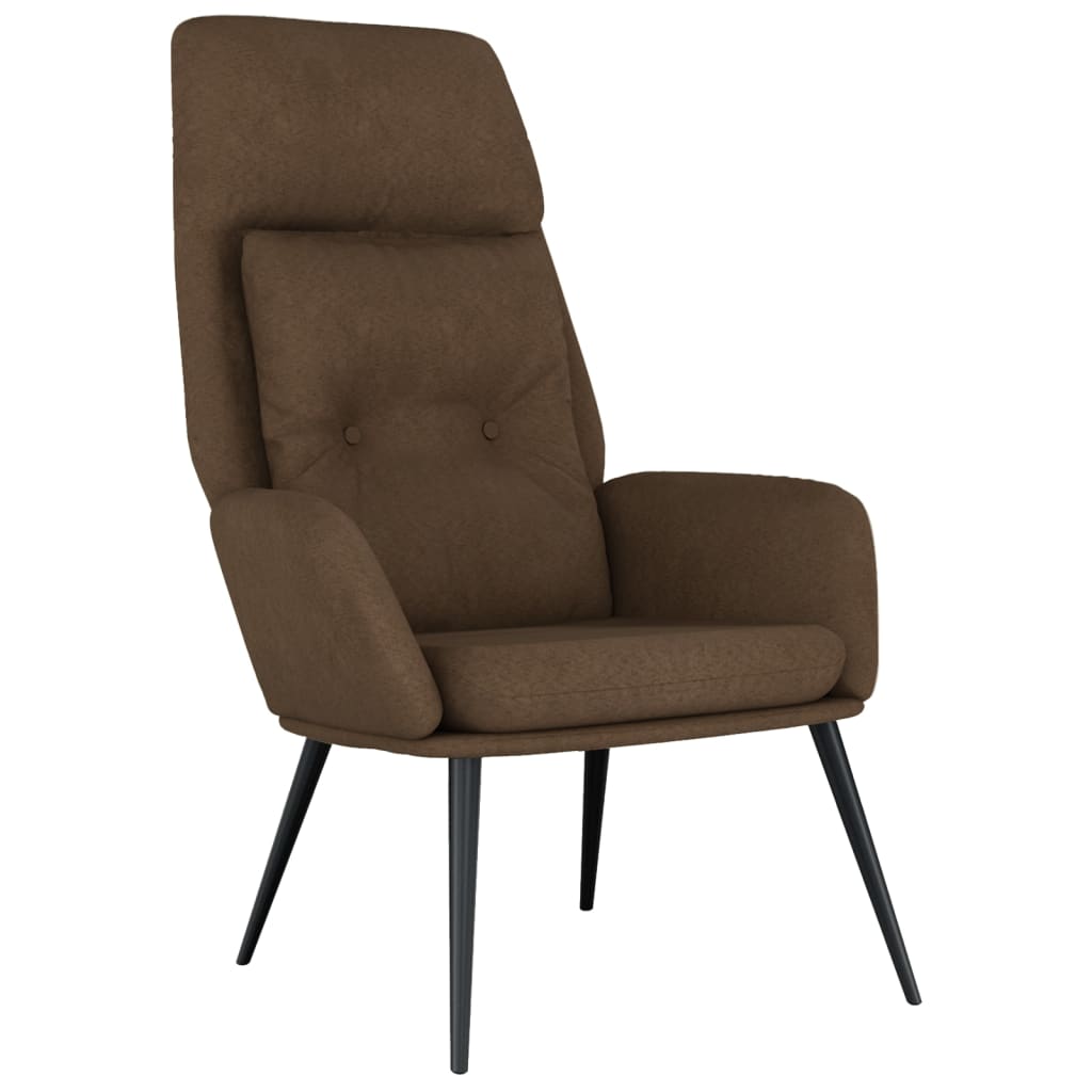 Poltrona Relax Marrone in Similpelle Scamosciata | homemem39