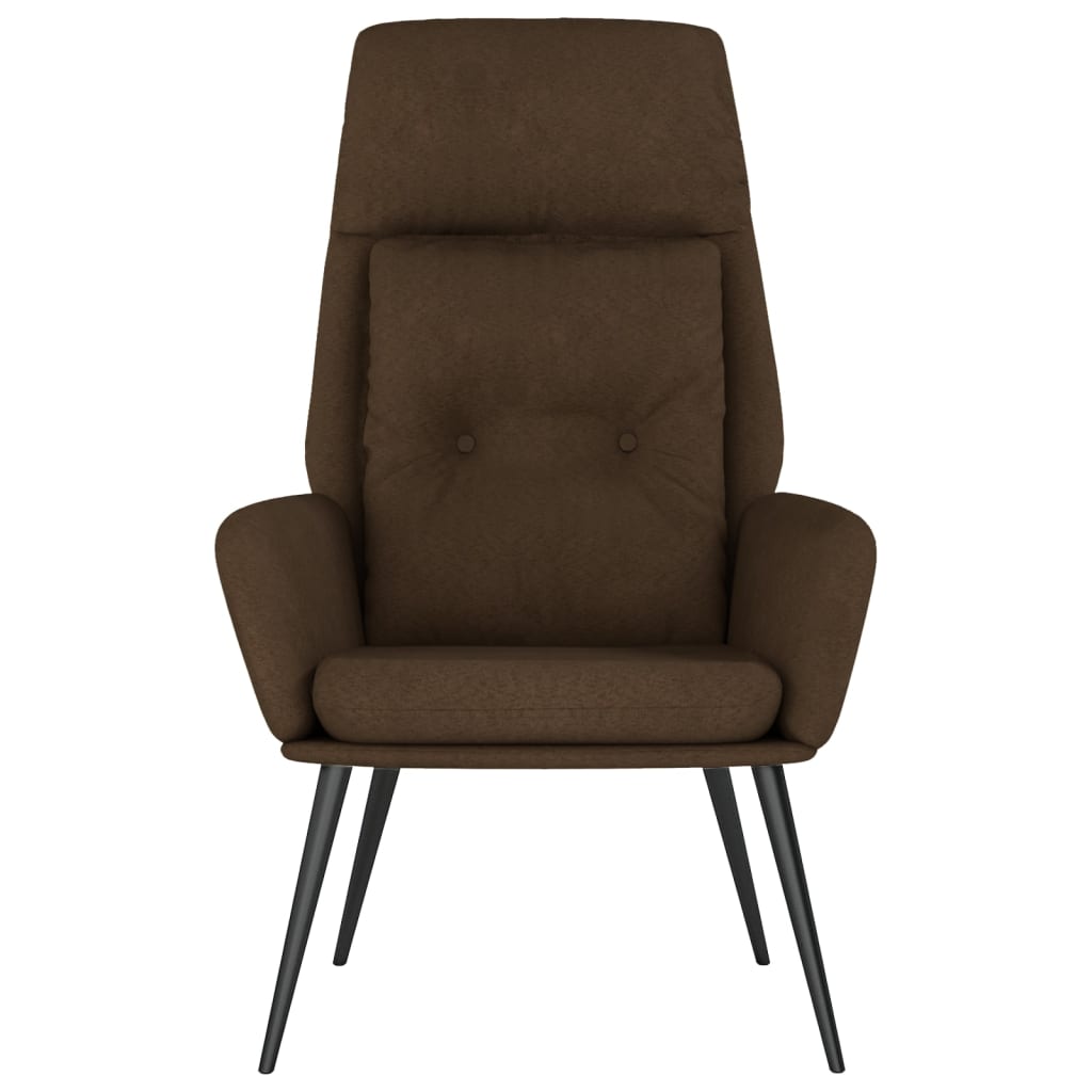 Poltrona Relax Marrone in Similpelle Scamosciata | homemem39
