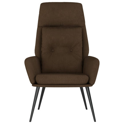 Poltrona Relax Marrone in Similpelle Scamosciata | homemem39