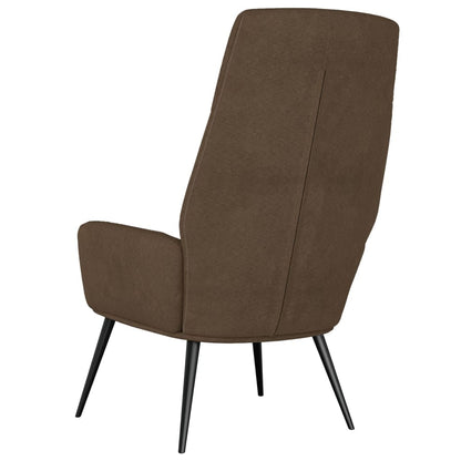 Poltrona Relax Marrone in Similpelle Scamosciata | homemem39