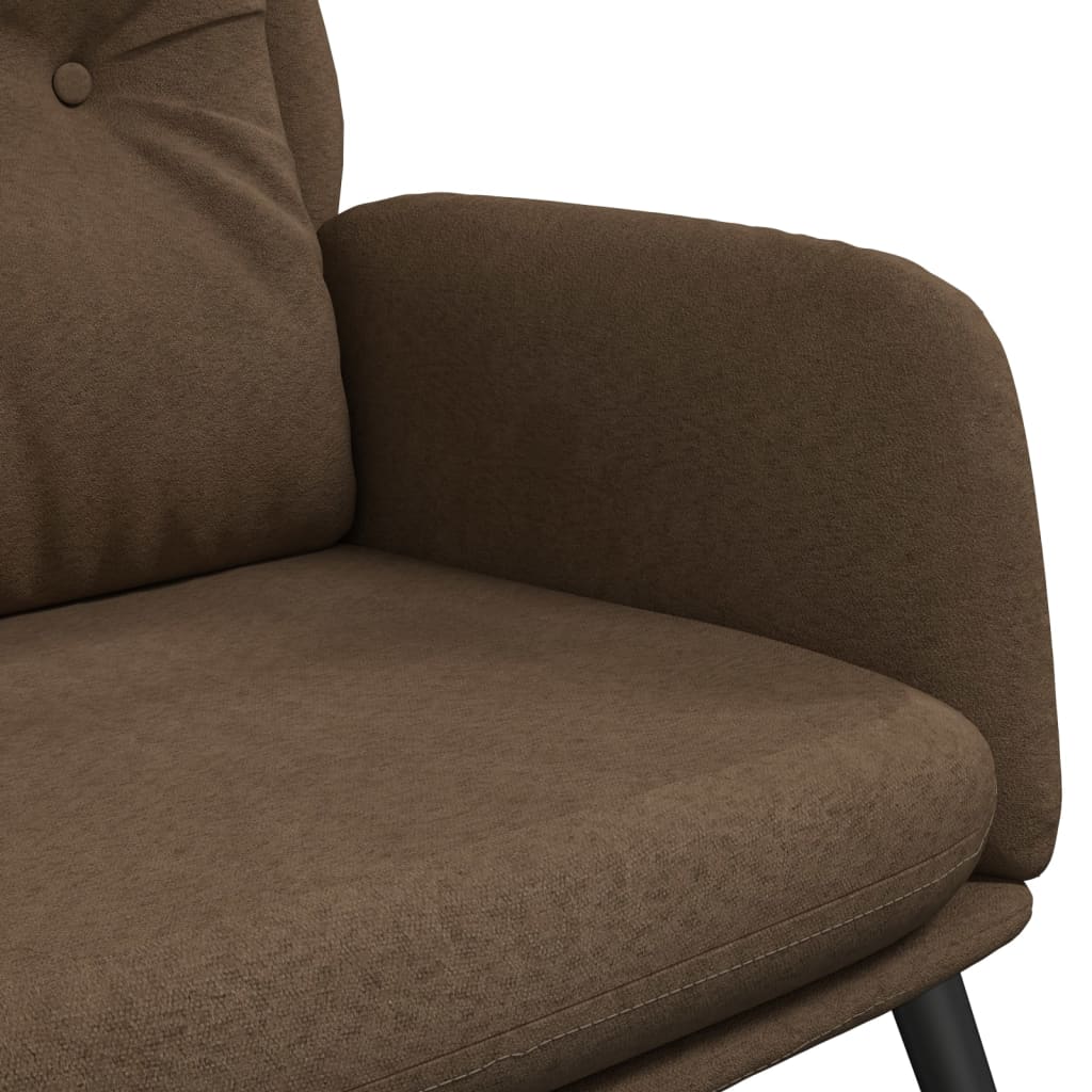 Poltrona Relax Marrone in Similpelle Scamosciata | homemem39
