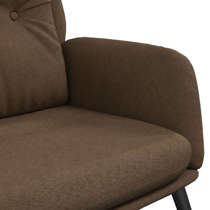 Poltrona Relax Marrone in Similpelle Scamosciata | homemem39