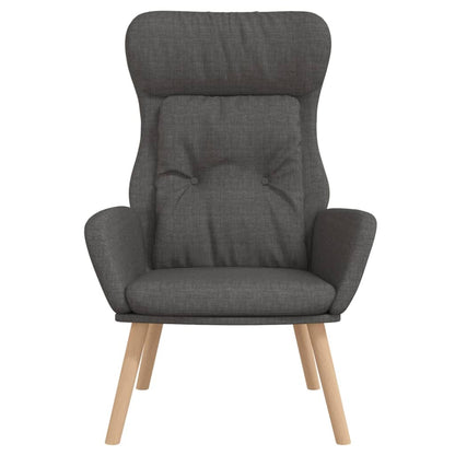 Sedia Relax Grigio Scuro in Tessuto | homemem39