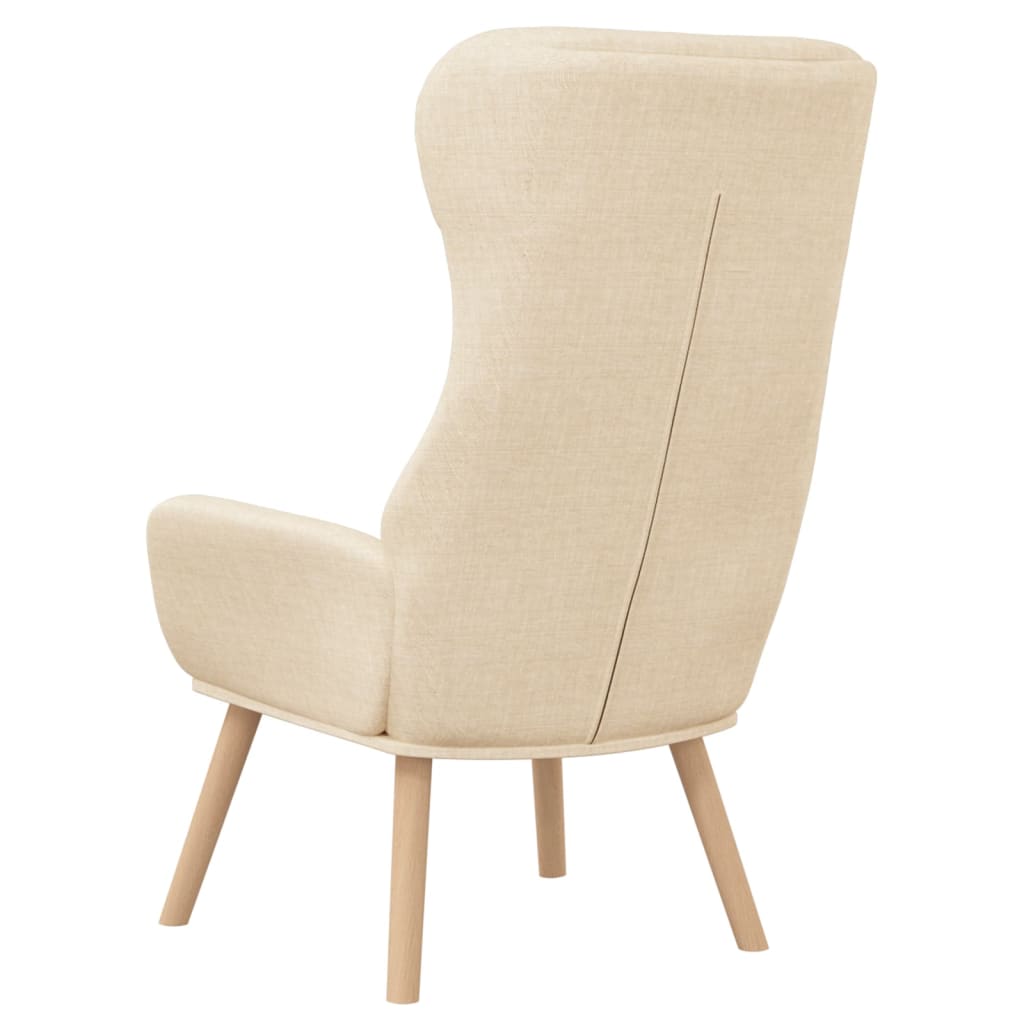 Poltrona Rilassante Crema in Tessuto | homemem39