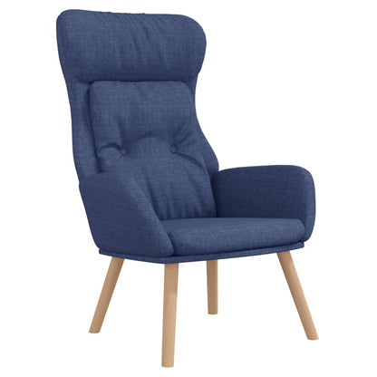 Poltrona Rilassante Blu in Tessuto | homemem39