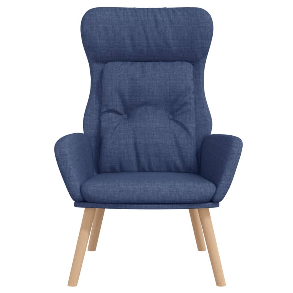 Poltrona Rilassante Blu in Tessuto | homemem39