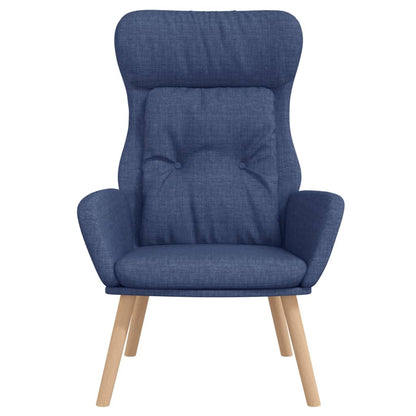 Poltrona Rilassante Blu in Tessuto | homemem39