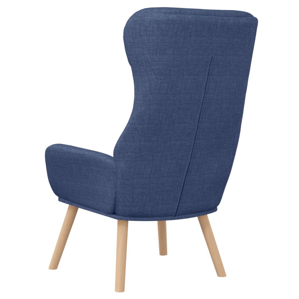 Poltrona Rilassante Blu in Tessuto | homemem39