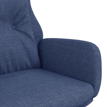 Poltrona Rilassante Blu in Tessuto | homemem39