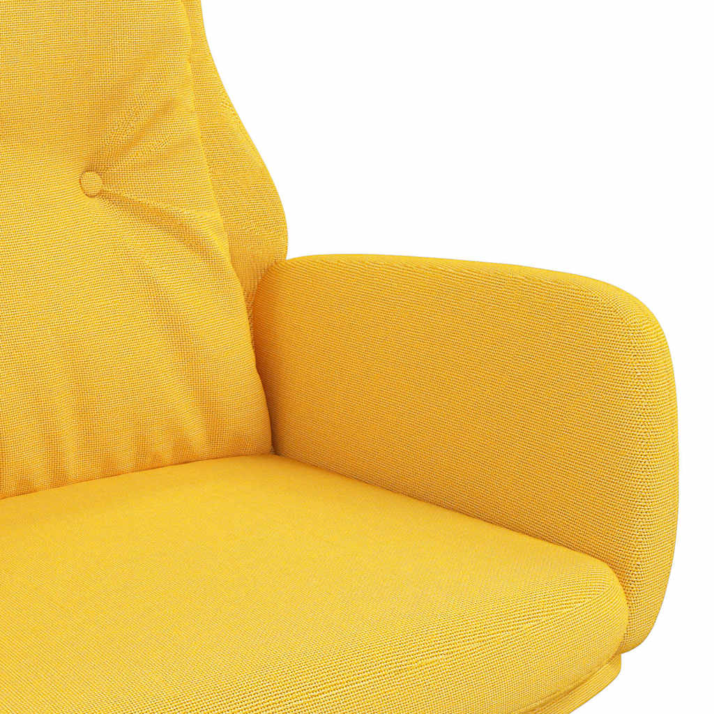 Poltrona Relax Giallo Senape in Tessuto
