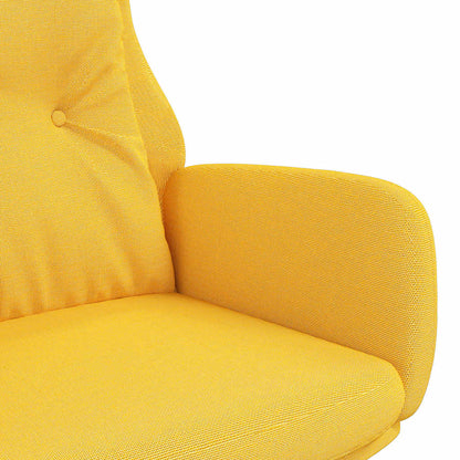 Poltrona Relax Giallo Senape in Tessuto