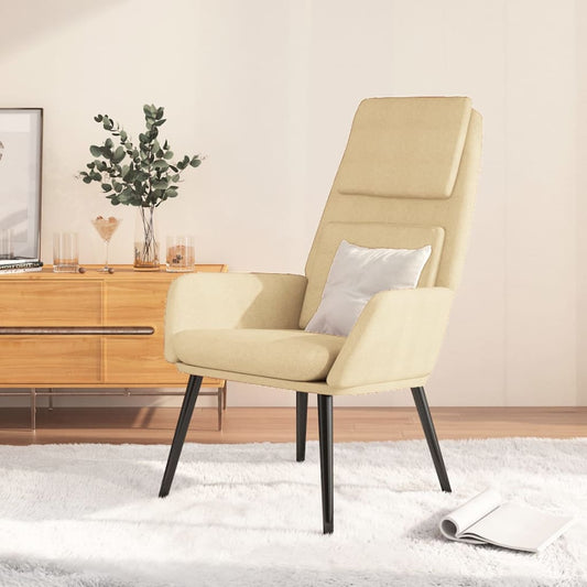 Sedia Relax Crema in Tessuto | homemem39